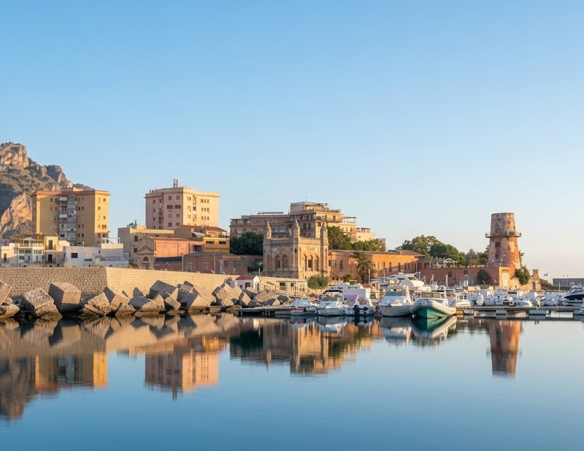 Vista del Golfo di Palermo dall'Arenella
